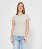 T-shirt Bordi in pizzo