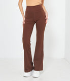 Leggings Flare A Vita Alta