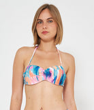 Bikini top Multicolore Bandeau