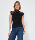 T-shirt Collo Alto Pizzo