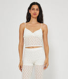 Top Crop Top Pizzo
